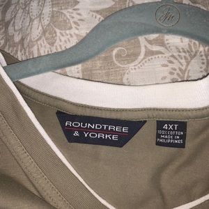 4 XL Roundtree and York long sleeve shirt